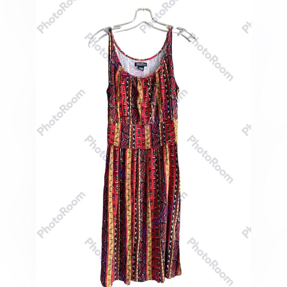 LUCKY BRAND size S  BOHO geometric design sundress